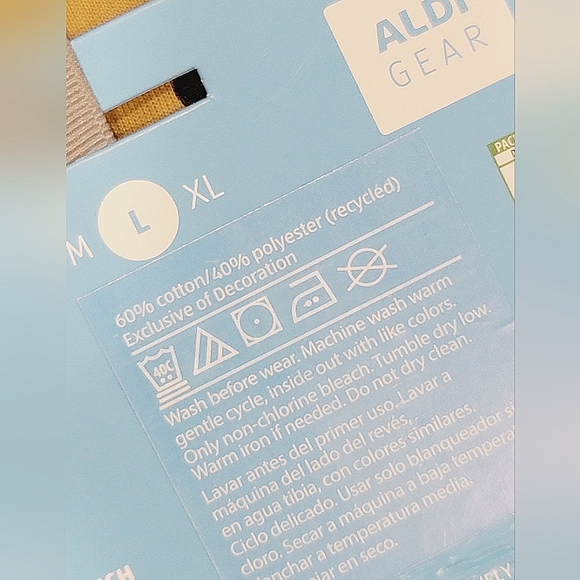 ALDI GEAR CHRISTMAS 2024 Men's L 2pc Cotton Blend Gingerbread Man Pajama Style 2 - Picture 10 of 12